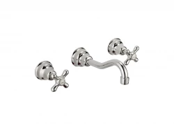 Huber Croisette 3-дупков мивков смесител хром/злато CS0035107G