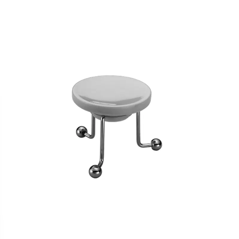 Huber Croisette Класически държач за сапун от неръждаема стомана-керамика 4028.01H.AC