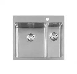 Lorreine SP Иноксова 1,5 мивка 56x51 см с отвор за смесител 3415SPTH