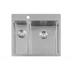 Lorreine SP Иноксова 1,5 мивка 56x51 см с отвор за смесител 1534SPTH