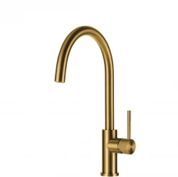Lorreine Mersey Royal Gold PVD Златен кухненски смесител с въртящ се чучур MERSEY-GOLD-XX
