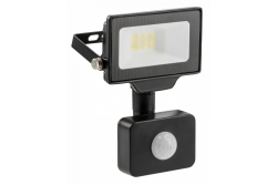 G-TECH LED прожектор с датчик за движение,10W,1000lm,AC220-240V,50/60 Hz,PF>0,9,RA>80,IP65,120°,6000K,черен 1208959173