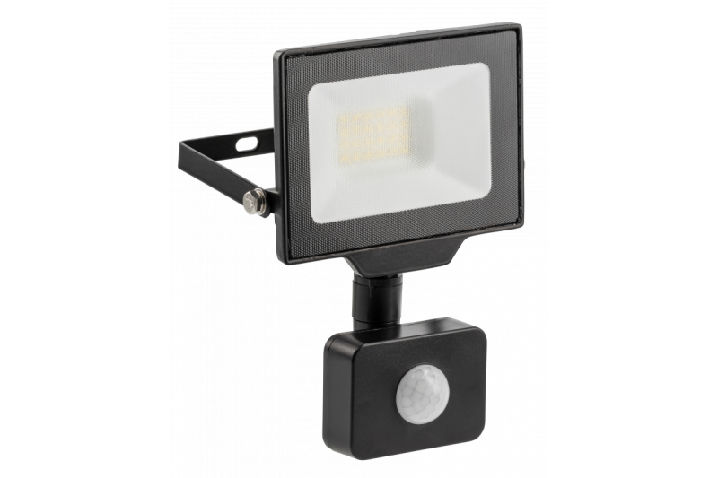 G-TECH LED прожектор с датчик за движение, 20W, 2000lm, AC220-240V, 50/60 Hz, PF>0,9, RA>80, IP65, 120°, 4000K, черен 1208959174