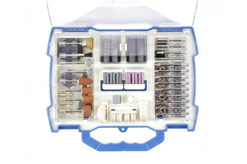 Hoegert Комплект от резервни аксесоари за мини шлайф 155 броя 1208960202