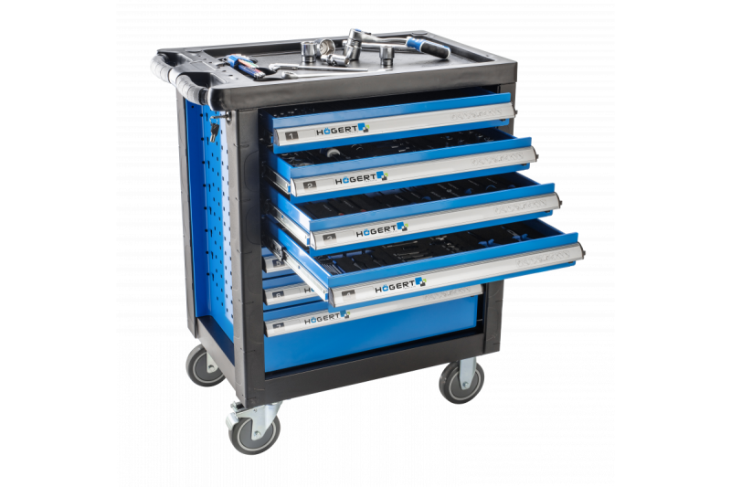 Hoegert Работилничен шкаф с 7 чекмеджета 1208962007