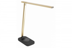 Decor Настолна лампа Bressi 8W 450lm AC220-240V 3-CCT Безжично зареждане USB PF>0 5 RA>80 Черна / Златна 1208962479