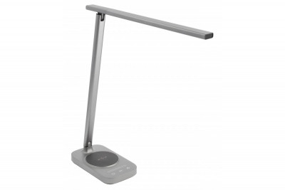 Decor Настолна лампа Bressi 8W 450lm AC220-240V 3-CCT Безжично зареждане USB PF>0 5 RA>80 Сива 1208962480