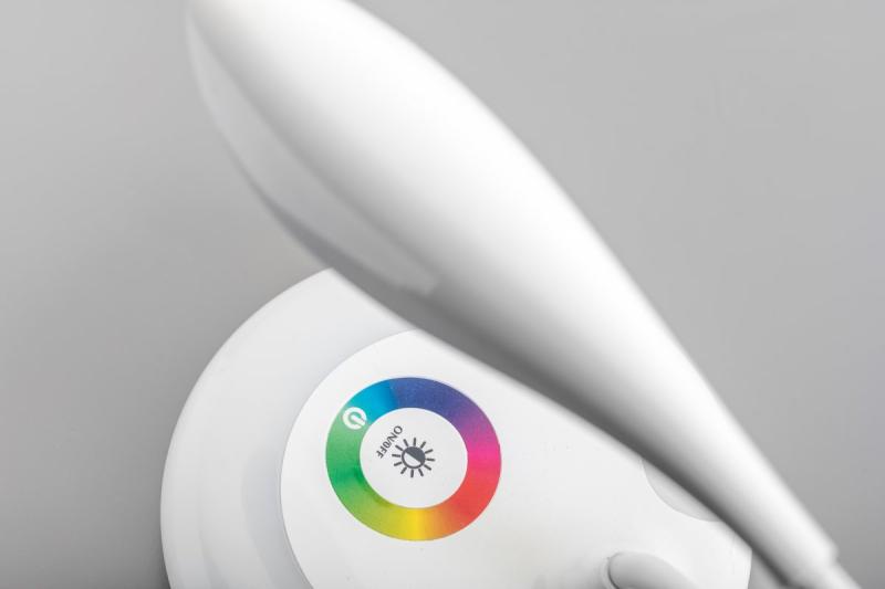 Decor Лампа за маса GALACTIC LED 5W 240lm 5V DC 4000K RGB основа USB зареждане бяло тяло 1208962485
