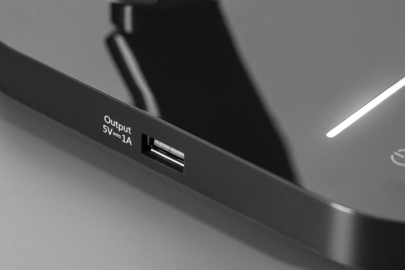 Decor Настолна лампа Gale 8 W 550lm AC220-240V 5-CCT 10 степенно затъмняване PF>0,5 RA>80 черна 1208962487