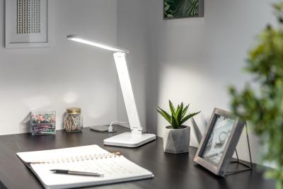 Decor ХИКАРИ LED настолна лампа 6W 400lm AC220-240V 50/60Hz CCT бяла 1208962494