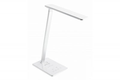Decor На български: Настолна лампа Tritton 6W 340lm AC220-240V 4-CCT Безжично зареждане USB PF>0 5 RA>80 бяла 1208962517