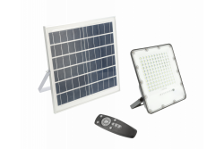Соларен LED прожектор BRAVOS, 150W, 1500lm, 6400K, IP65, 120°, соларен панел, дистанционно управление, 3г 1208962682