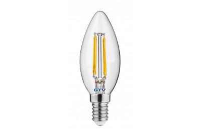 LED светлина, ФИЛАМЕНТ, C35, 4000K, E14, 4W, 440Im, AC220-240V/ 50-60Hz, RA>80, 360° 1208962687