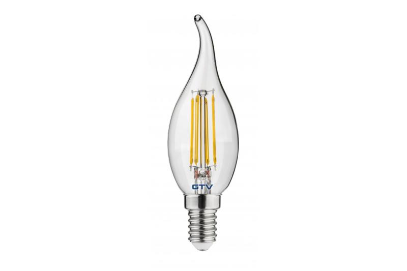 LED светлина, FILAMENT, C35L, 4000K, E14, 4W, 440Im, AC220-240V/ 50-60Hz, RA>80, 360° 1208962688