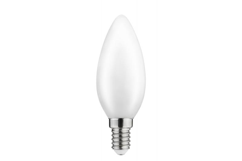 LED ИЗТОЧНИК НА СВЕТЛИНА, МЛЕЧЕН ФИЛАМЕНТ, A-G, C35, 3000K, E14, 4,0W, AC220-240V, 360°, 420lm, 44mA 1208962693