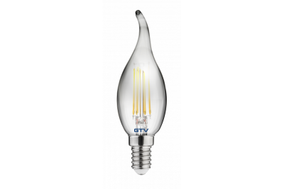 Декоративна LED светлина, FILAMENT, C35L, 27006, E14, 4W, 240lm, AC220-240V / 50-60Hz, RA>80, 360° 1208962696
