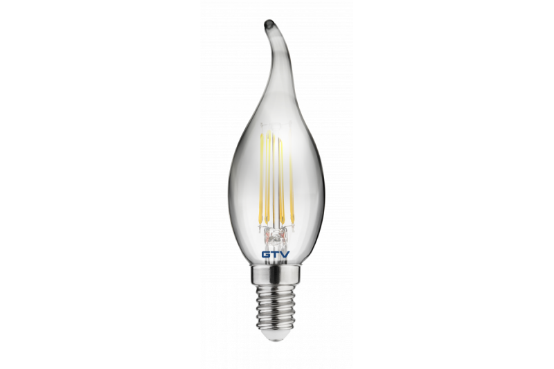 Декоративна LED светлина, FILAMENT, C35L, 27006, E14, 4W, 240lm, AC220-240V / 50-60Hz, RA>80, 360° 1208962696