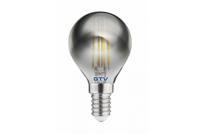 ИЗТОЧНИК НА LED СВЕТЛИНА, ФИЛАМЕНТ В СИВО, A-G, G45, 2700K, E14, 4,0W, AC220-240V, 360°, 300lm, 44mA 1208962782