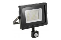 LED прожектор iNEXT с датчик за движение 50W 4000lm, PF>0,9, RA>80, IP65, 120°, 6400K, черно тяло 1208962862
