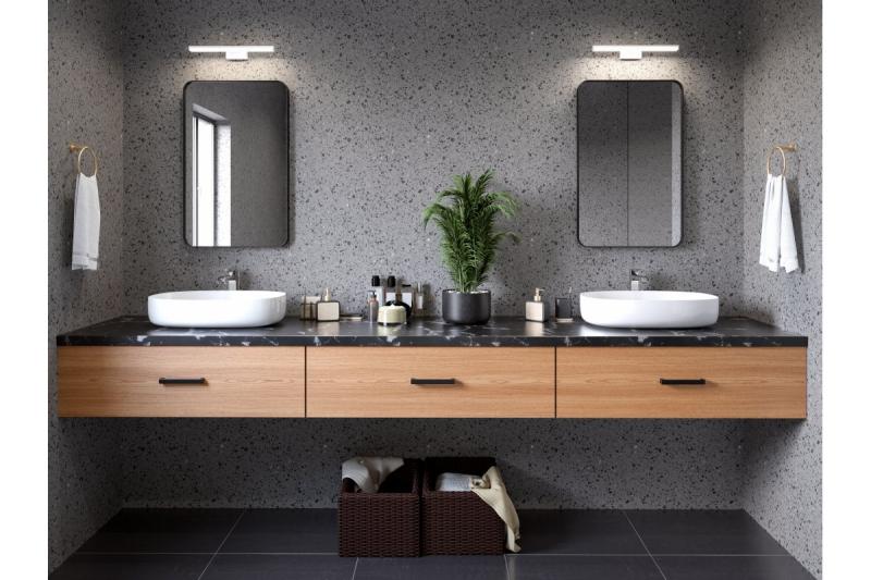 Decor Светлинно тяло Catania 600 мм 12W AC220-240V 50/60Hz 4000K IP44 RA >80 960lm Бяло. 1208962885