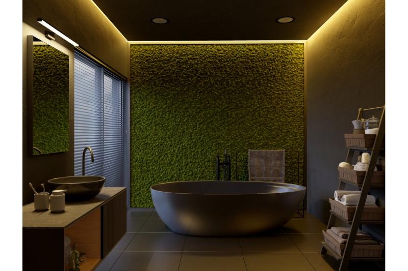 Decor Светлинно тяло Catania 600 мм 12W AC220-240V 50/60Hz 4000K IP44 RA >80 960lm Черно 1208962887