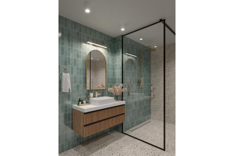 Decor Светлинно тяло Catania 600 мм 12W AC220-240V 50/60Hz 4000K IP44 RA >80 960lm Черно 1208962887