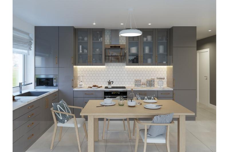 Decor LED осветително тяло LEON 35W 3200lm AC220-240V 50/60Hz 120° IP40 4000K закачено/таванно бяло 1208962911