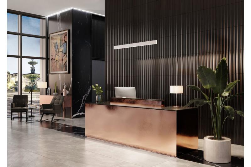 Decor LED висящо осветително тяло LIVIA 40W 3600lm AC220-240V 50-60Hz 100° RA>80 IP20 AL/PC 4000K 120cm бяло 1208962914