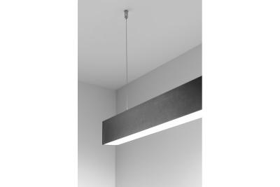 Decor LED линейно осветително тяло LUNA-A 40W 3200lm AC220-240V 50-60Hz 100° RA>80 PF>0.9 AL/PC 4000K 120см черно 1208962939