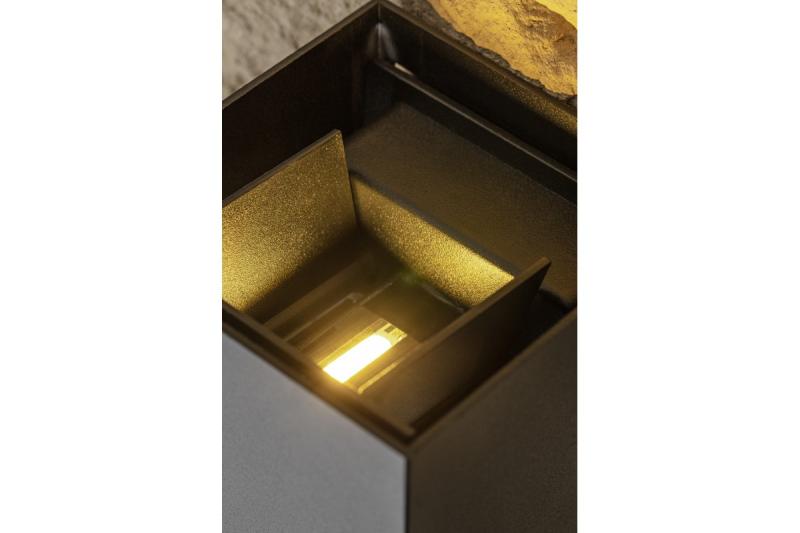 Decor Мисури-К LED лампа 7W 540lm AC220-240V 50/60 Hz PF>0.5 Ra≥80 IP54 IK08 4000K квадратна черна. 1208962994