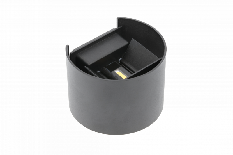 Decor Мисури-О LED лампа 7W 540lm AC220-240V 50/60 Hz PF>0.5 Ra≥80 IP54 IK08 4000K кръгла черна. 1208962996