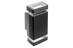 Decor Стенен осветител двупосочен NESSA GU10 MAX.2x50W IP54 AC220-240V 50/60Hz черен 1208963007