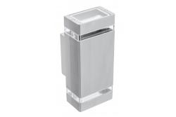 Decor Стенен осветител двупосочен NESSA GU10 MAX. 2x50W IP54 AC220-240V 50/60Hz сив 1208963008