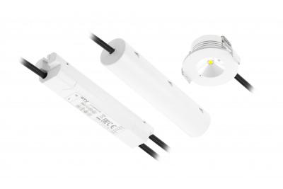 OMAHA-3 LED аварийна лампа, 3W, 300lm, AC220-240V, 50-60Hz, IP20, 3h, 6400K, еднократна употреба, ТЕСТ БУТОН 1208963024