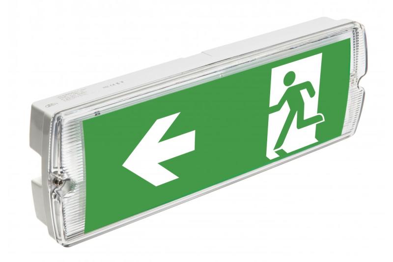 LED аварийно осветително тяло SAHER-3 LED DUO, 3W, 300lm, AC220-240V, 50-60Hz, IP65, 3h, 6400K 1208963123