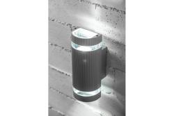 Decor Стенен осветител двупосочен SILVA GU10 MAX 2x50W IP54 AC220-240V 50/60Hz сив 1208963136