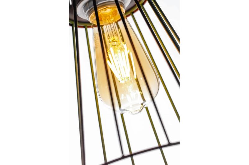 LED декоративна лампа, нажежаема жичка Vintage, ST64, E27, 4W, 400lm, AC220-240V/ 50-60Hz, PF>0,5, 3000K 1208963178