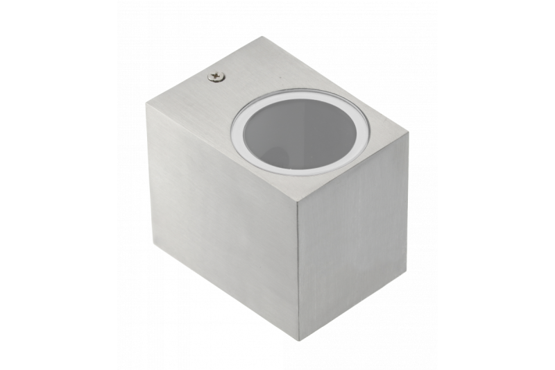 Decor Фасаден лиминарен еднопосочен ТИАГО КВ ГУ10 МАКС.35W IP54 AC220-240V 50/60Hz инокс 1208963204