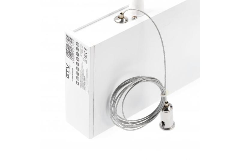 Decor LED висящо осветително тяло VILANA 42W (30W+12W) 4000K RA>80 220-240VAC 48/120° UGR<19 120см бяло 1208963236