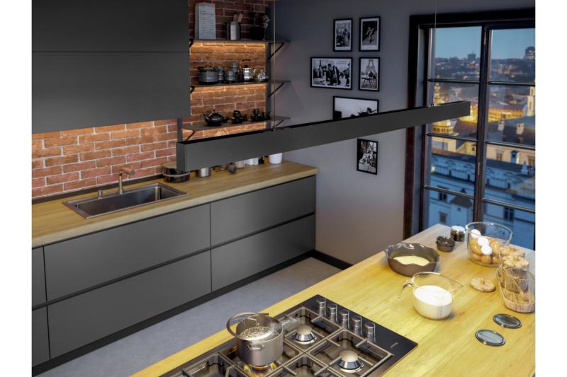 Decor LED висящо осветително тяло VILANA 42W (30W+12W) 4000K RA>80 220-240VAC 48/120° UGR<19 120см черно 1208963237