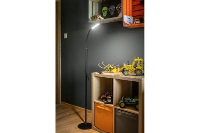 Decor Лампа за подово осветление YORK 10W 900lm AC220-240V с 3 степени на димиране и 3-CCT пилот PF>0,5 Ra>80 черна. 1208963351
