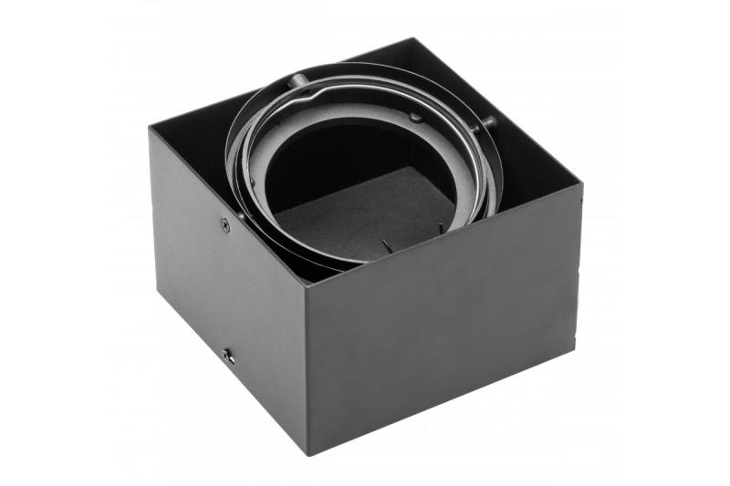 Decor Фиксатор PIREO N, монтиран на повърхност, ЕДИНИЧЕН, IP20, черен/черен. 1208963771