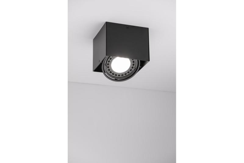 Decor Фиксатор PIREO N, монтиран на повърхност, ЕДИНИЧЕН, IP20, черен/черен. 1208963771