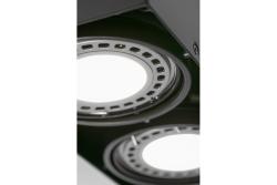 Decor Фиксатор PIREO N, монтаж на повърхност, двойна, IP20, черен/черен 1208963773