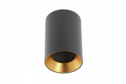 Decor Таванна осветителна арматура AERO алуминий 70x100мм IP20 макс. 20W кръгла черна. 1208963807