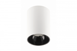 Decor Таванна лампа ARIES PC 73x105мм IP20 максимум 20W кръгла бяла/черна. 1208963818