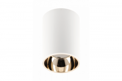 Decor Таванна лампа ARIES PC 73x105мм IP20 максимум 20W кръгла бяла/златна. 1208963819