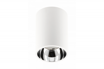 Decor Таванна лампа ARIES PC 73x105мм IP20 максимум 20W кръгла бяла/хром 1208963821