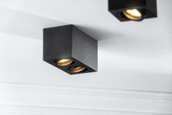 Decor Таванна осветителна апаратура AVEIRO DUO алуминий 160x80x85мм IP20 максимум 20W*2 квадратно черно. 1208963824