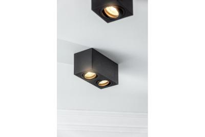 Decor Таванна осветителна апаратура AVEIRO DUO алуминий 160x80x85мм IP20 максимум 20W*2 квадратно черно. 1208963824